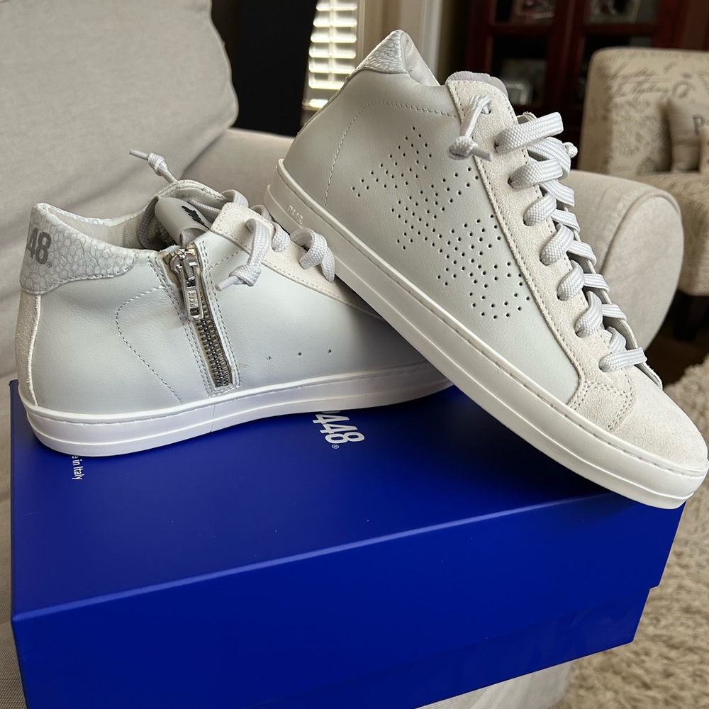 P448 Cojohn mid sneakers - women’s size 38. Brand new with box.